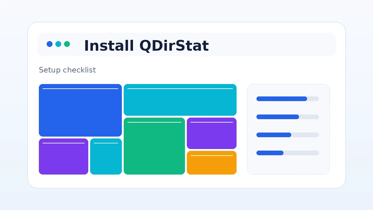 QDirStat installation guide illustration
