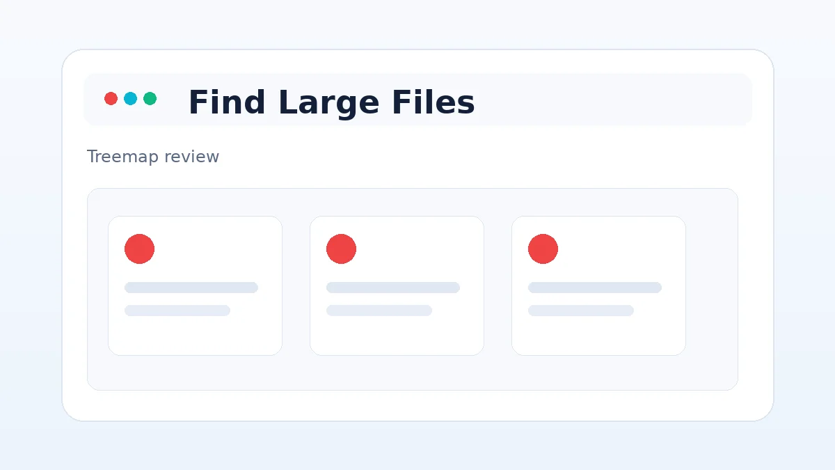 Finding large files with QDirStat illustration